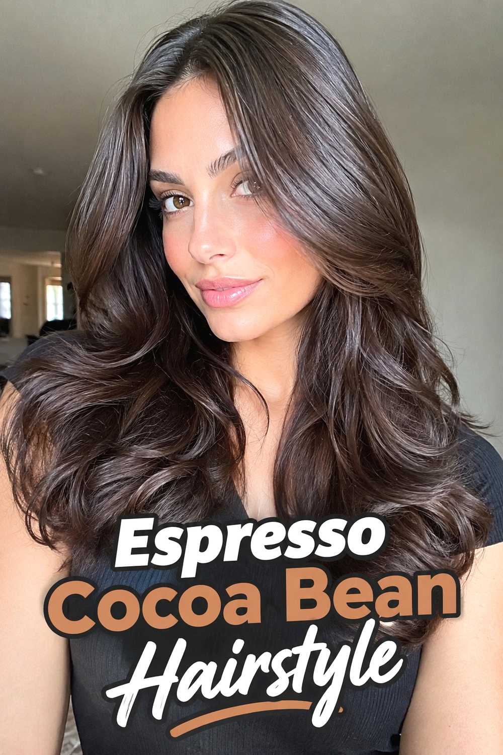 8. Espresso Cocoa Bean Hairstyle