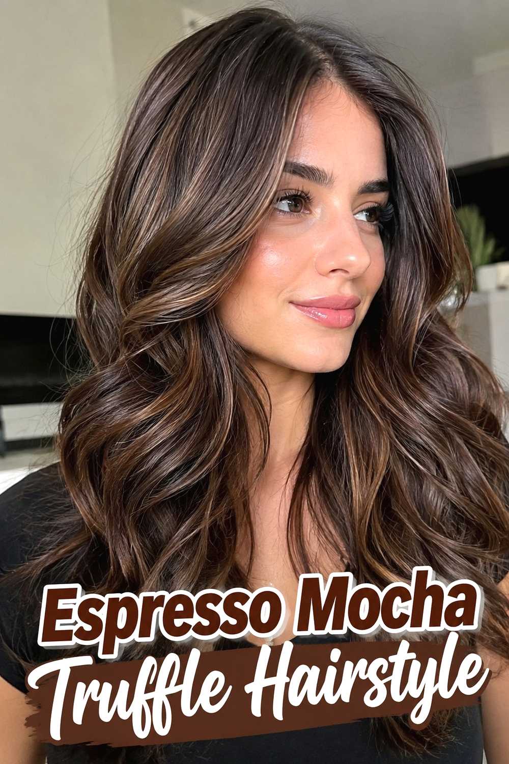 6. Espresso Mocha Truffle Hairstyle