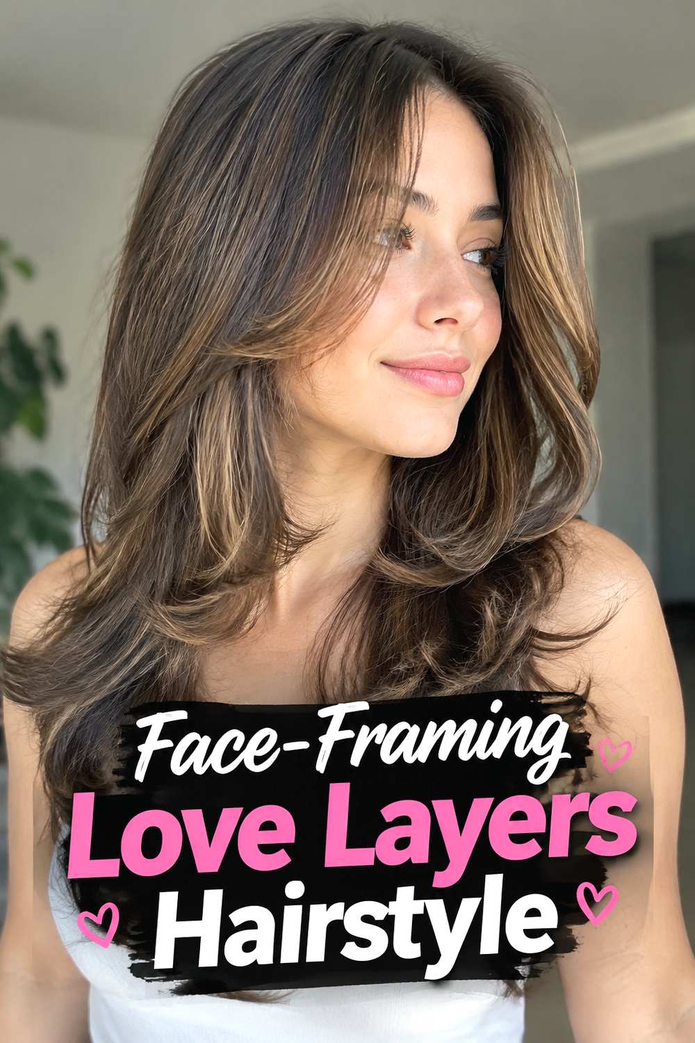 Face-Framing Love Layers Hairstyle