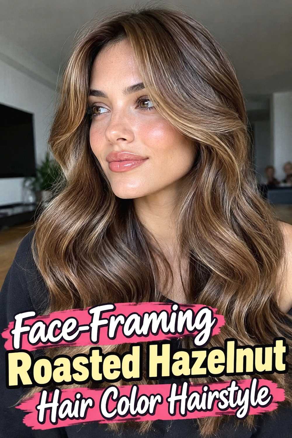 10. Face Framing Roasted Hazelnut Hair Color Hairstyle