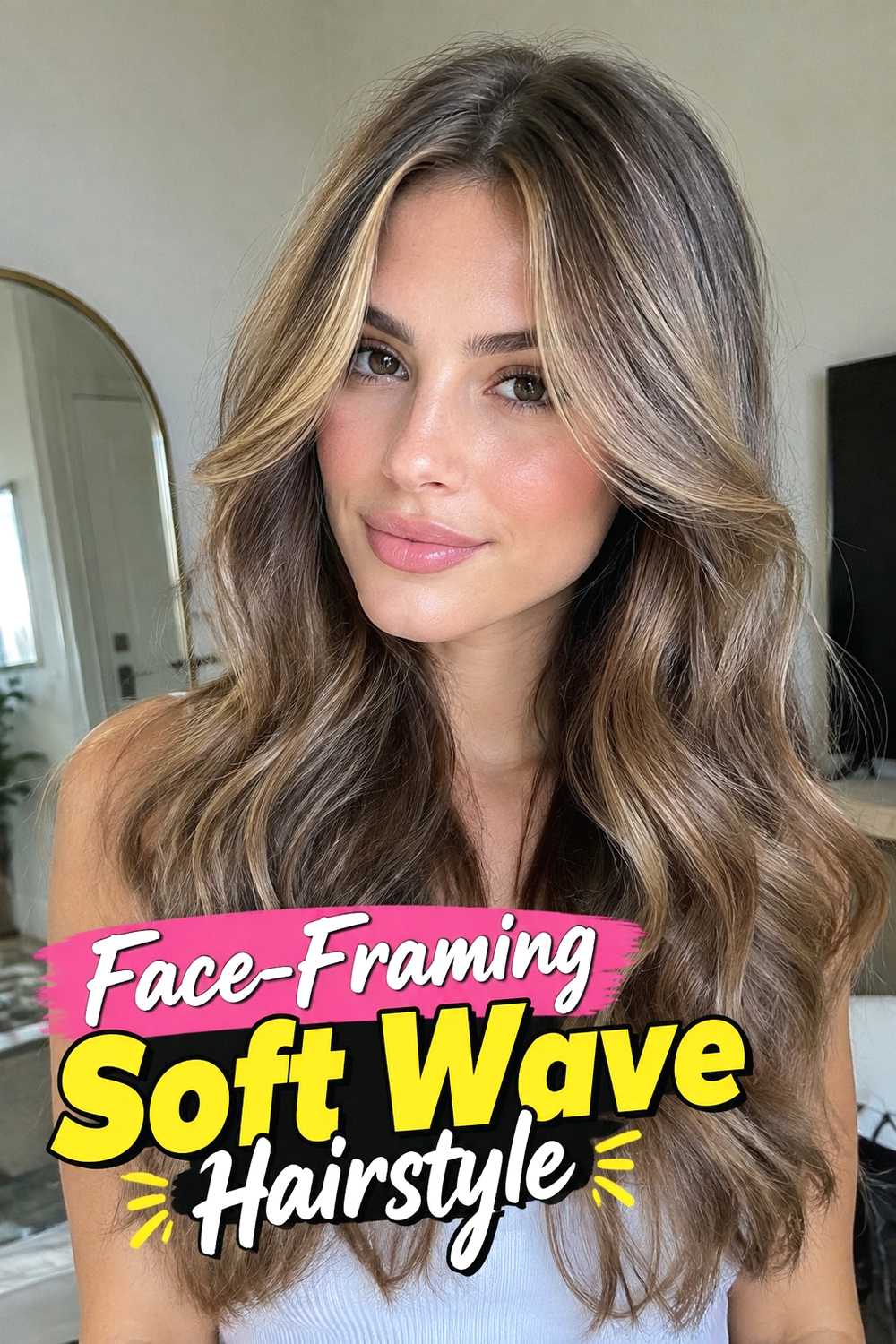 9. Face Framing Soft Wave Hairstyle
