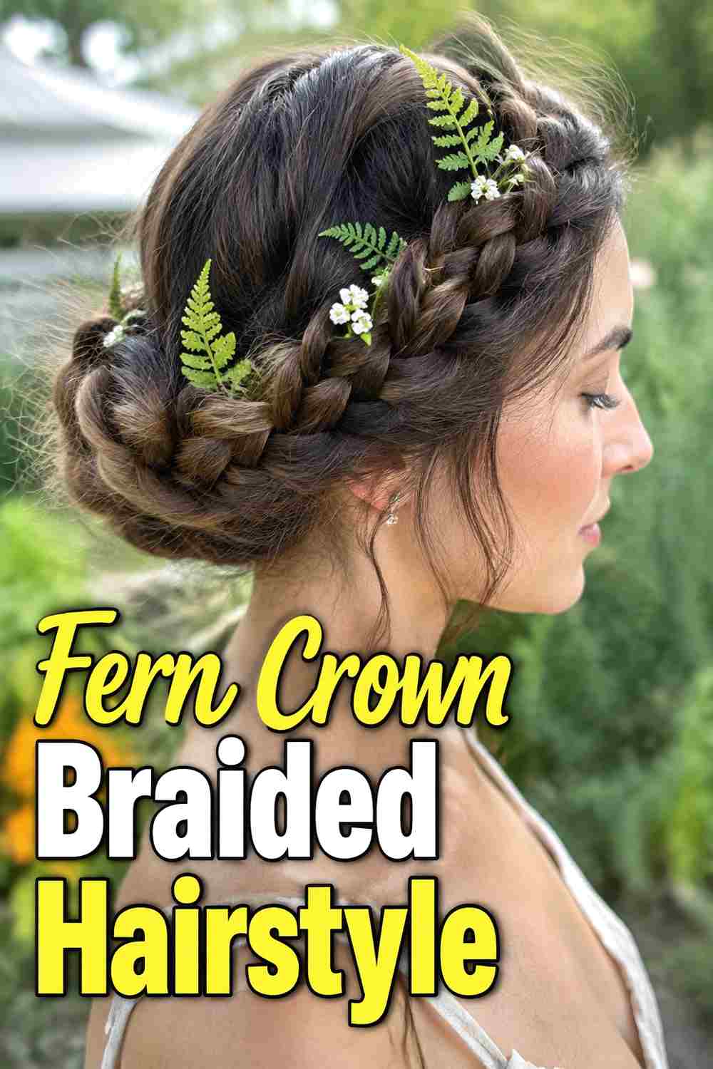 2. Fern Crown Braided Hairstyle
