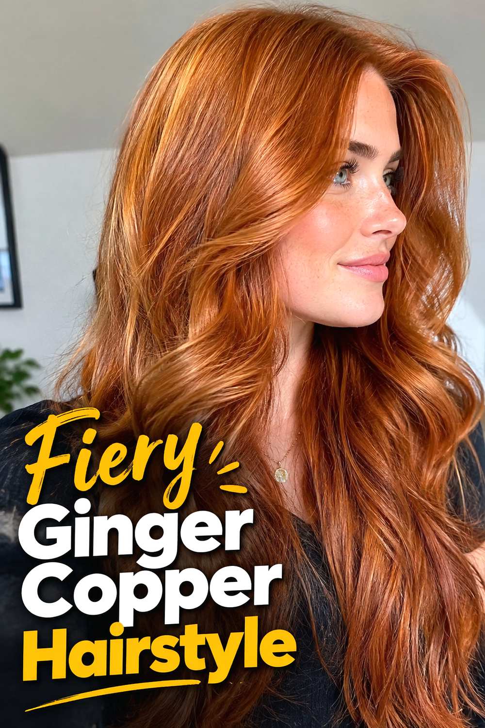 3. Fiery Ginger Copper Hairstyle