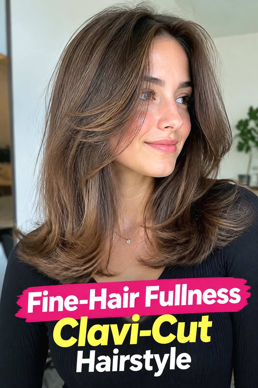 Fine-Hair Fullness Clavi-Cut Hairstyle