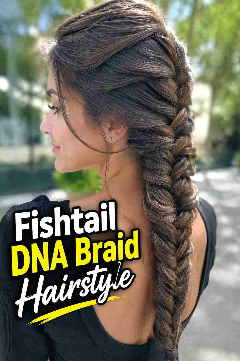 11. Fishtail Dna Braid Hairstyle