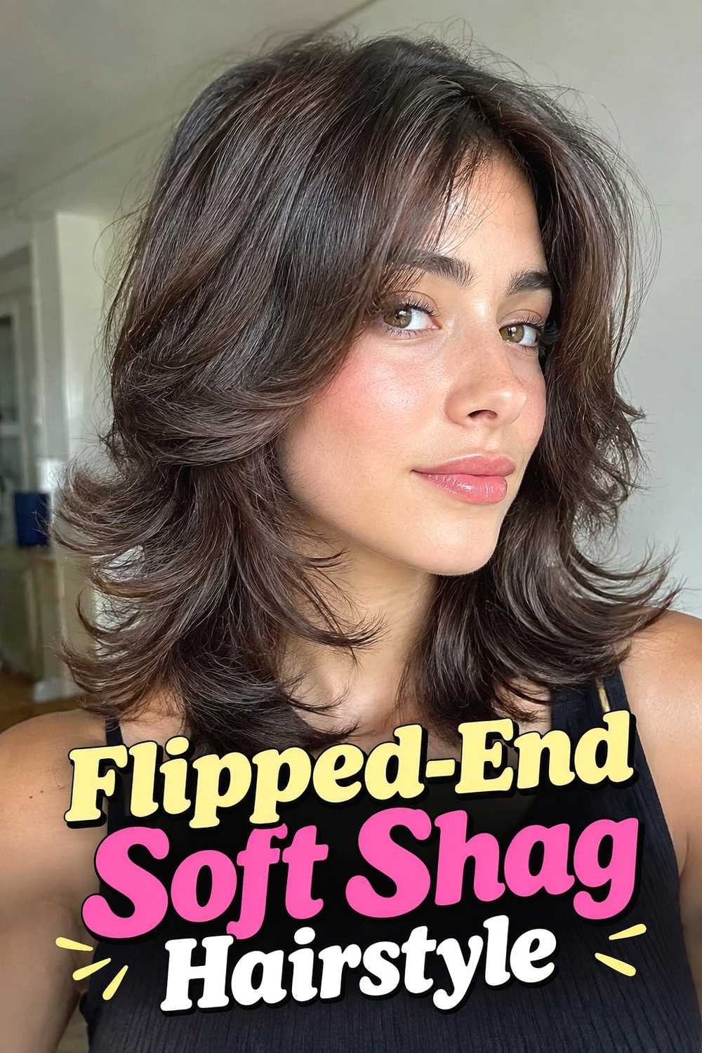 14. Flipped End Soft Shag Hairstyle