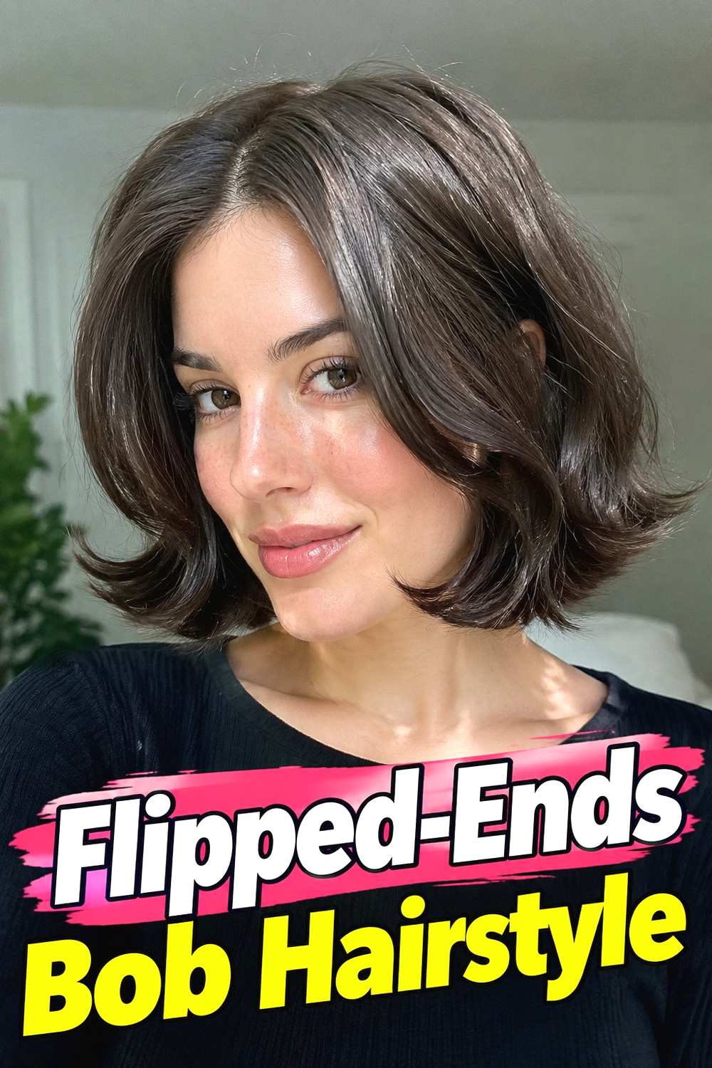 9. Flipped Ends Bob Hairstyle