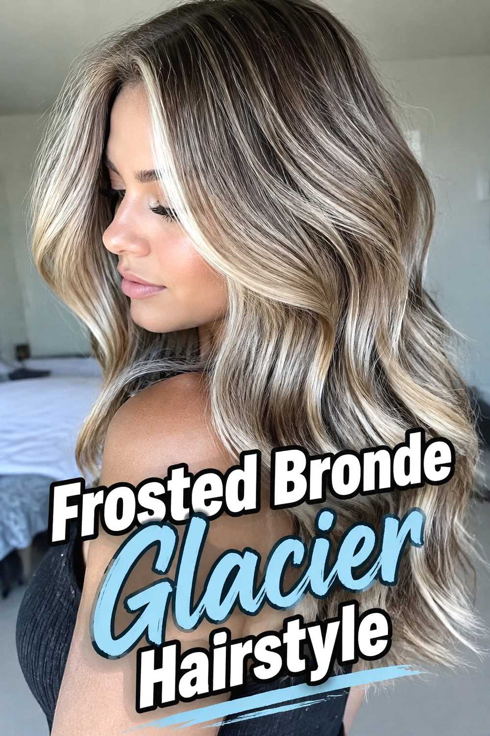 16. Frosted Bronde Glacier Hairstyle