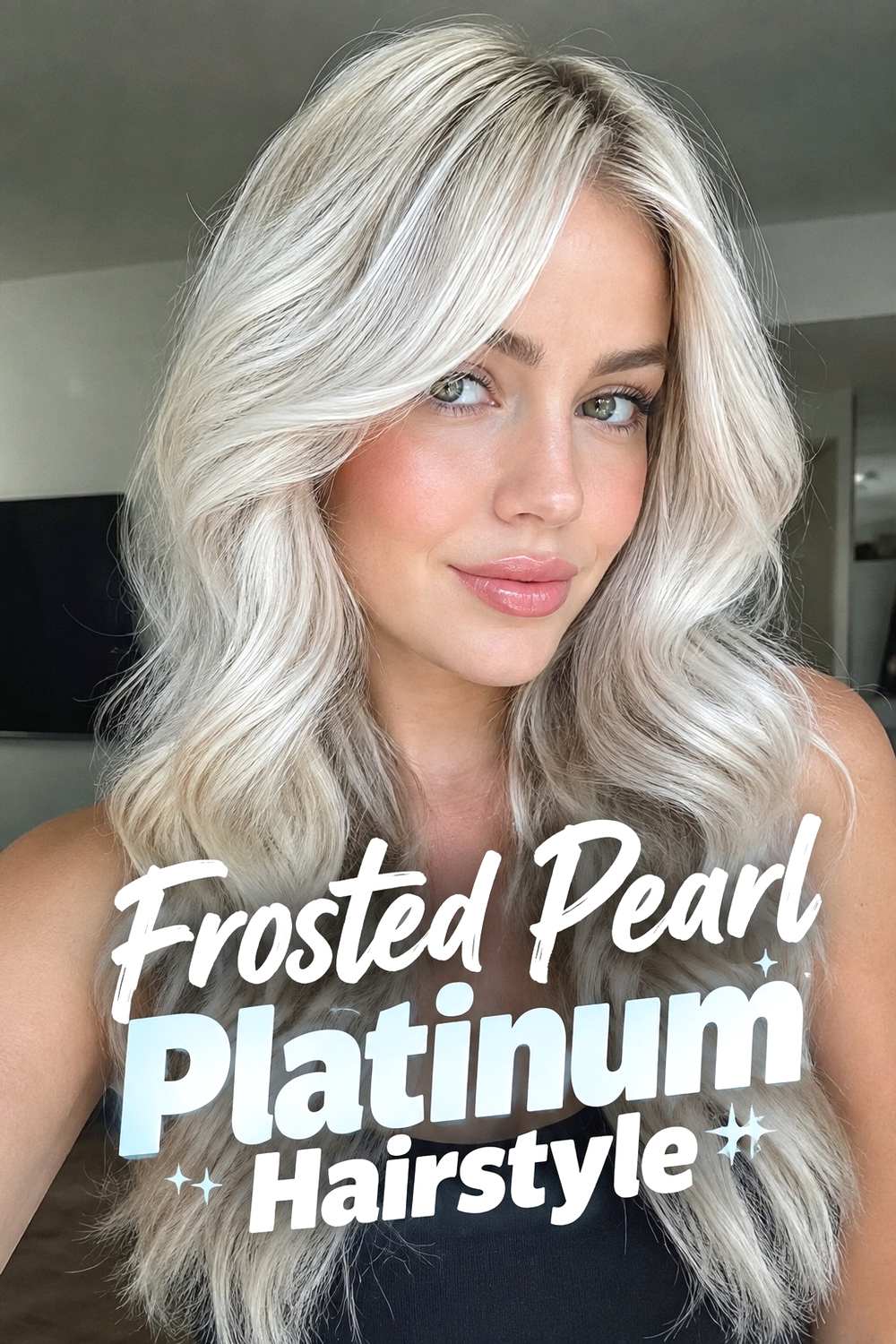 3. Frosted Pearl Platinum Hairstyle