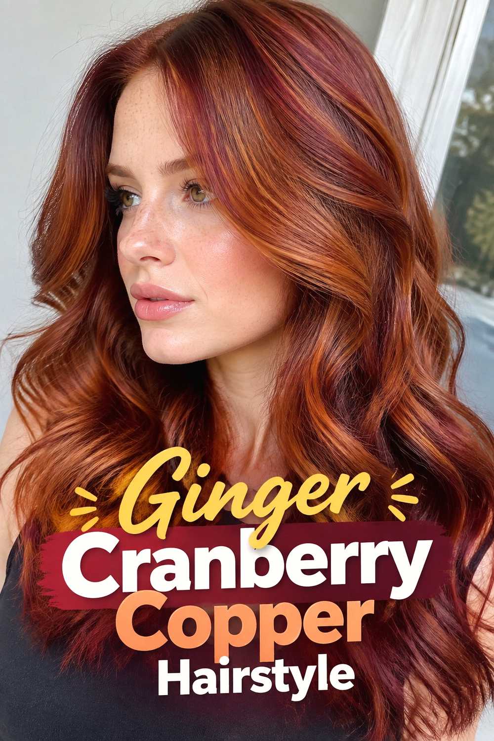 10. Ginger Cranberry Copper Hairstyle
