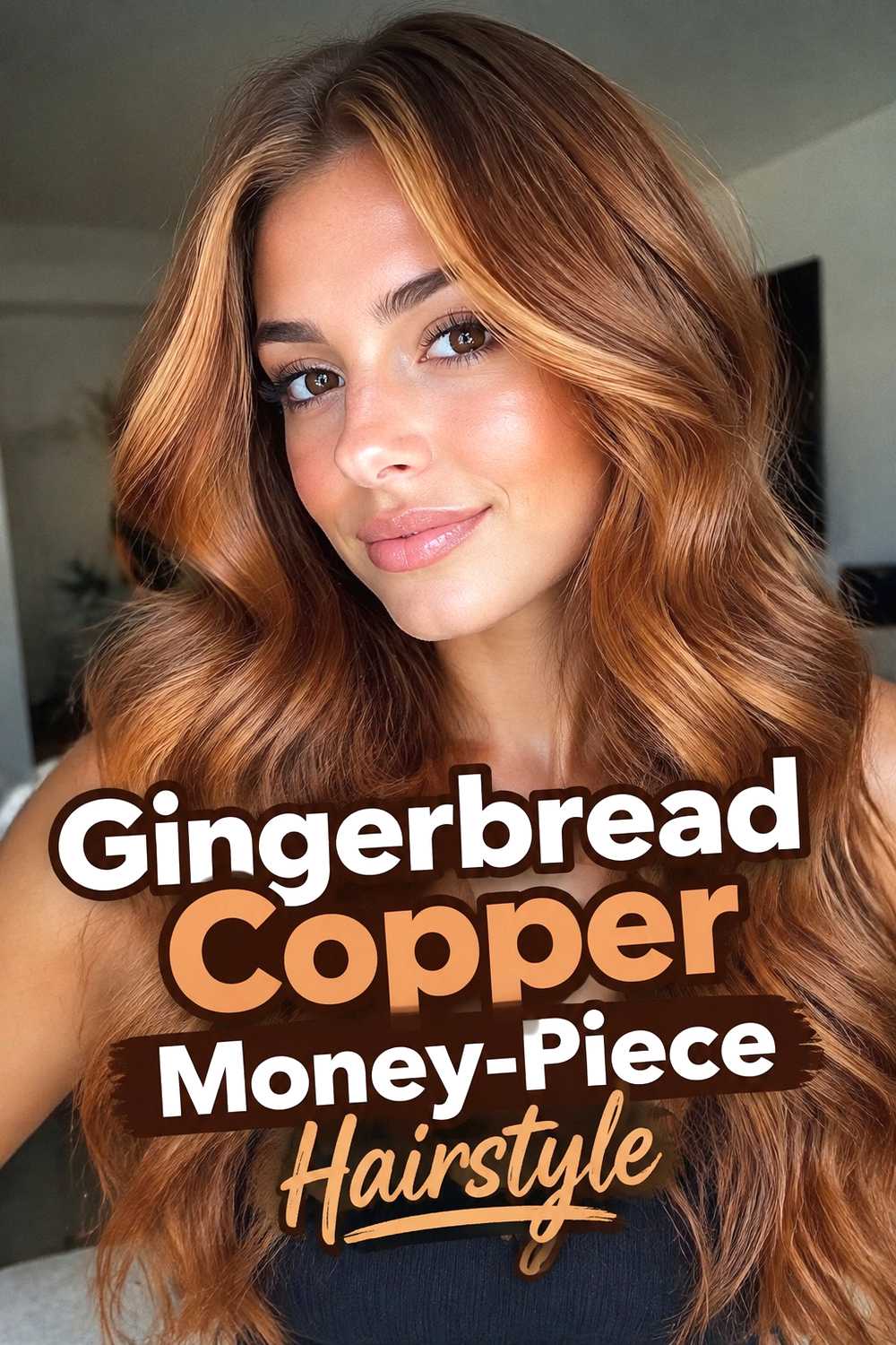 17. Gingerbread Copper Money Piece Hairstyle