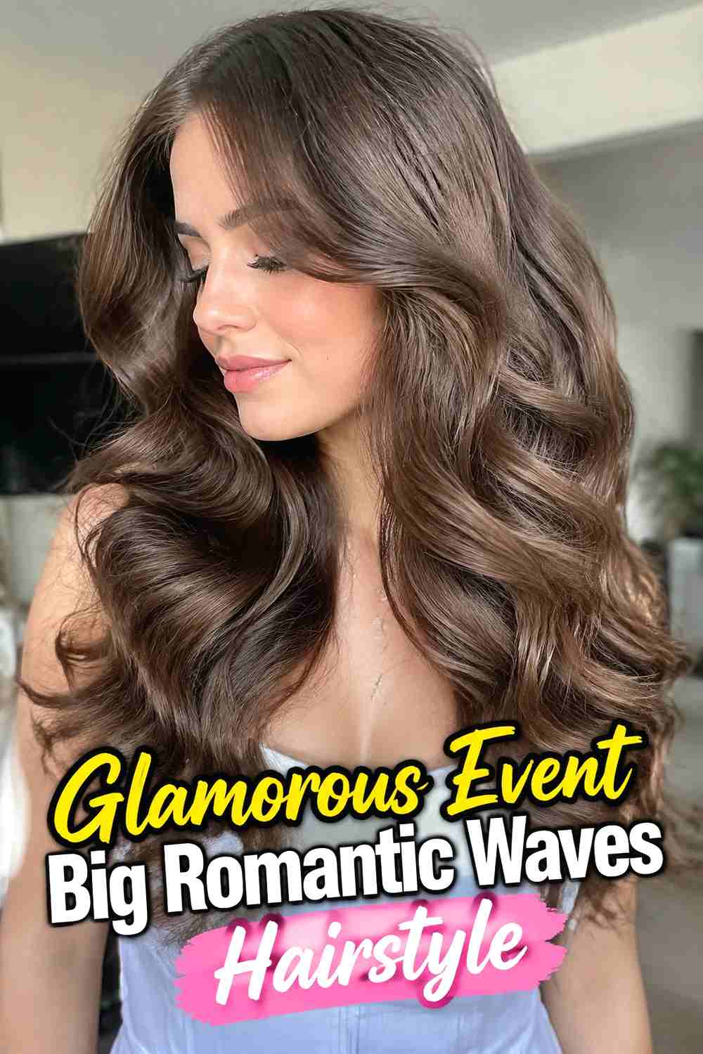 16. Glamorous Event Big Romantic Waves Hairstyle