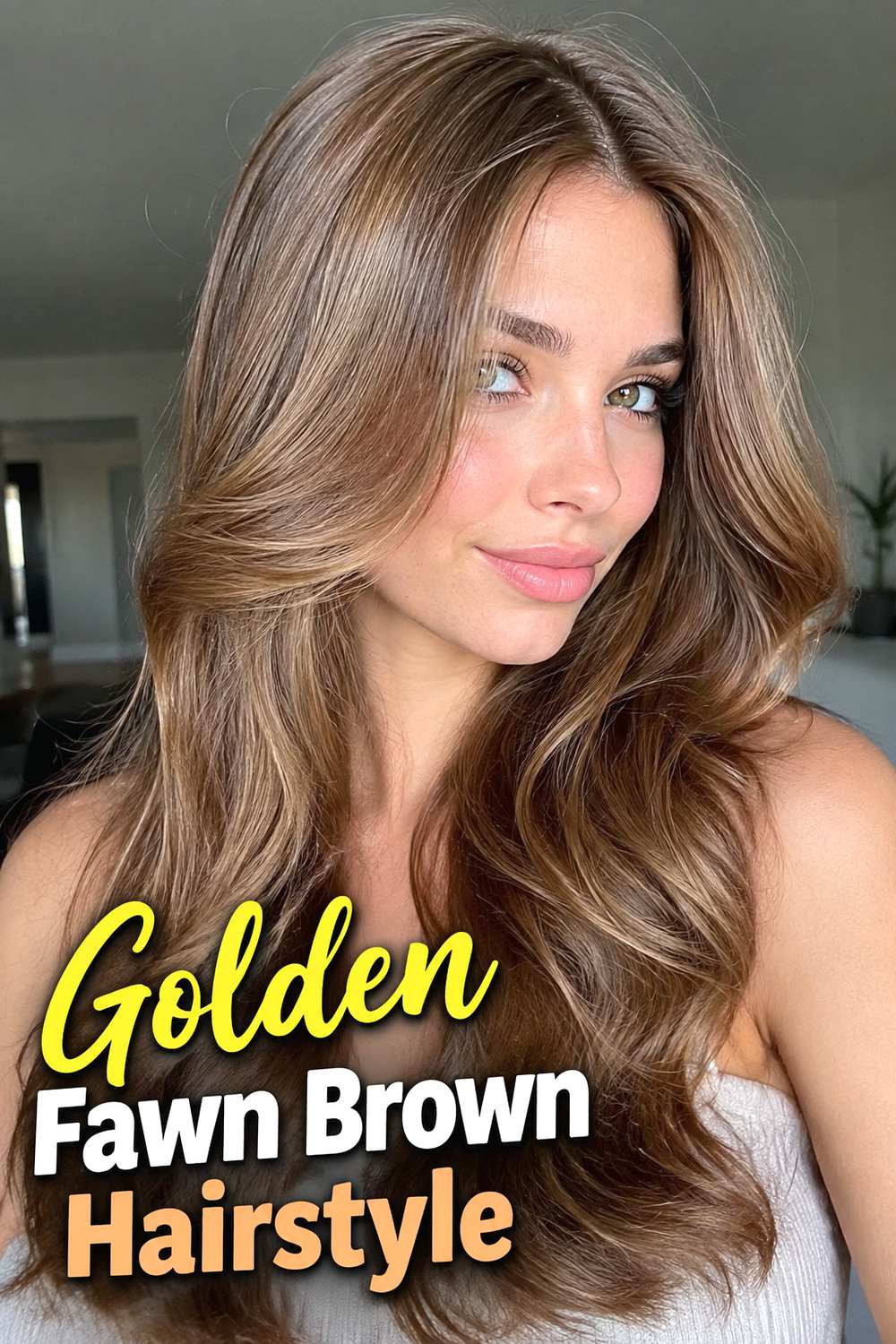 Golden Fawn Brown Hairstyle