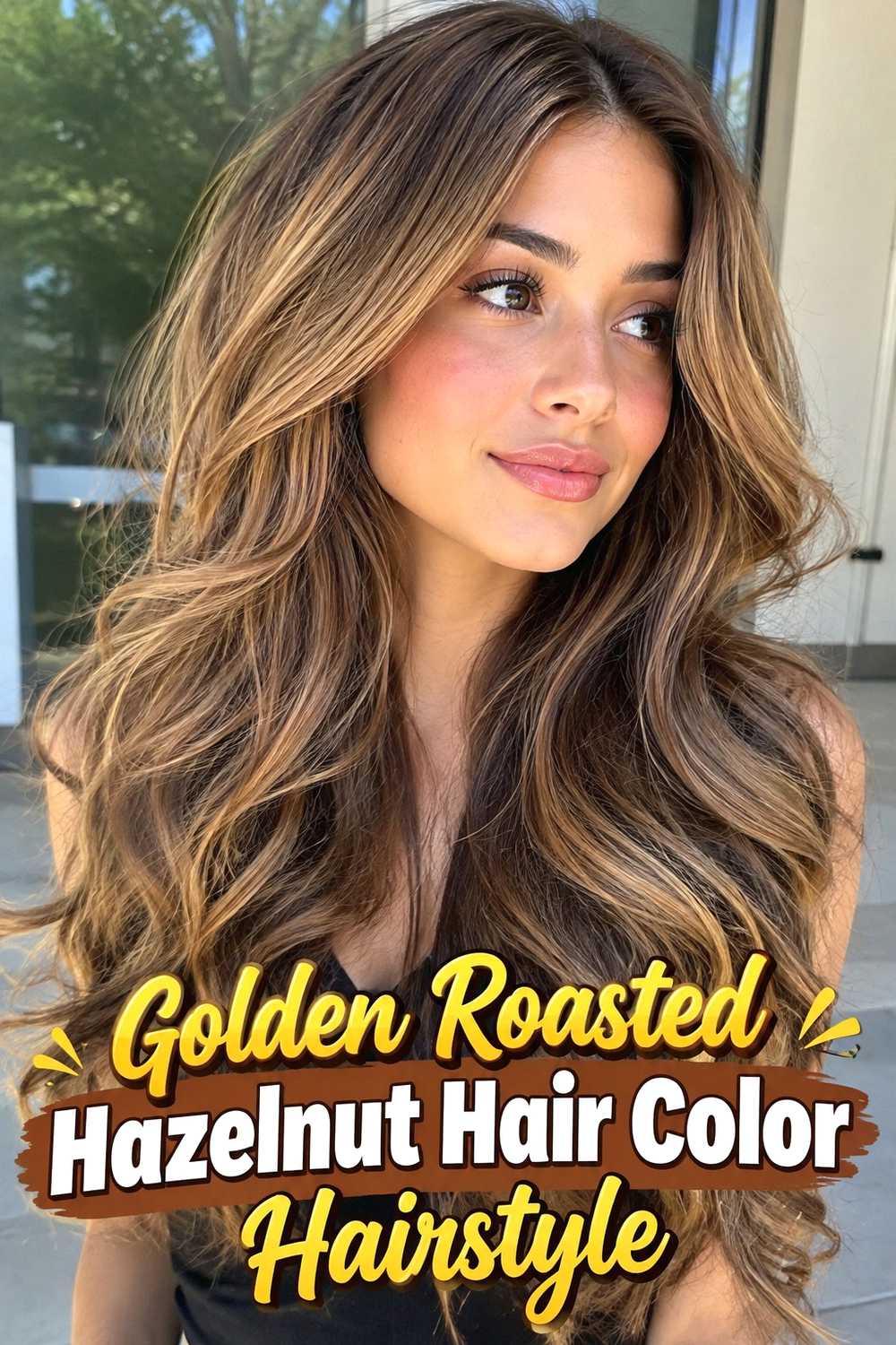 4. Golden Roasted Hazelnut Hair Color Hairstyle