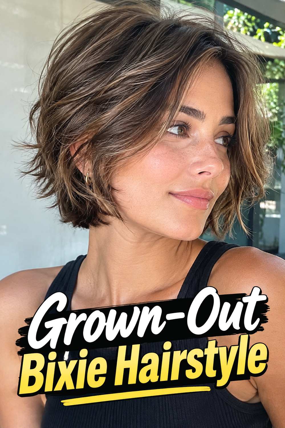 Grown-Out Bixie Hairstyle