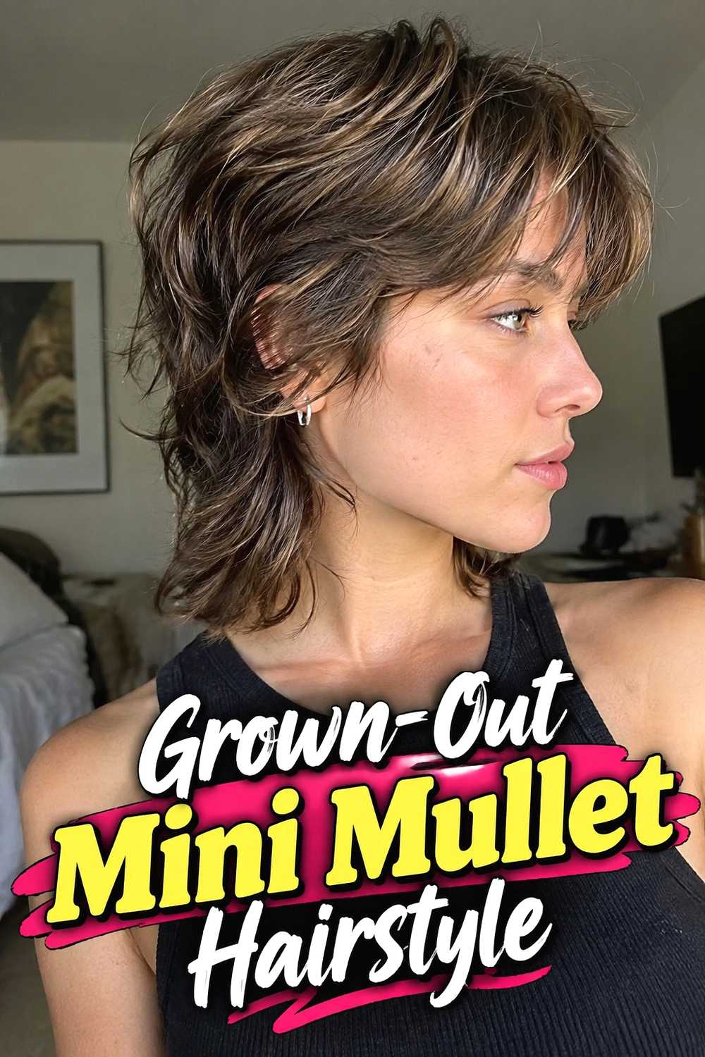 19. Grown Out Mini Mullet Hairstyle
