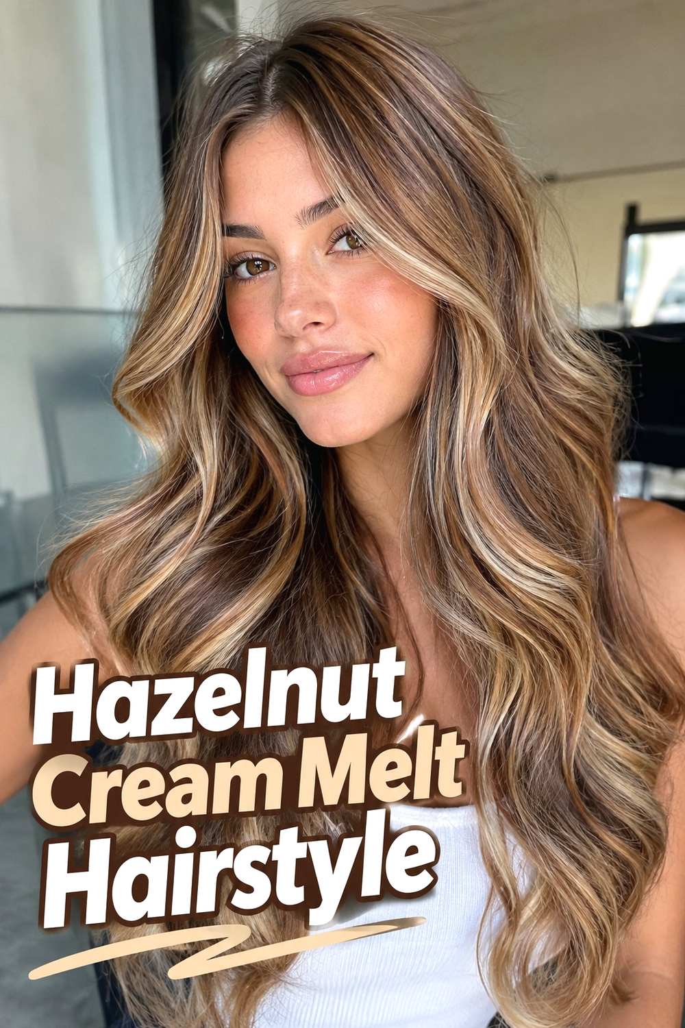 12. Hazelnut Cream Melt Hairstyle