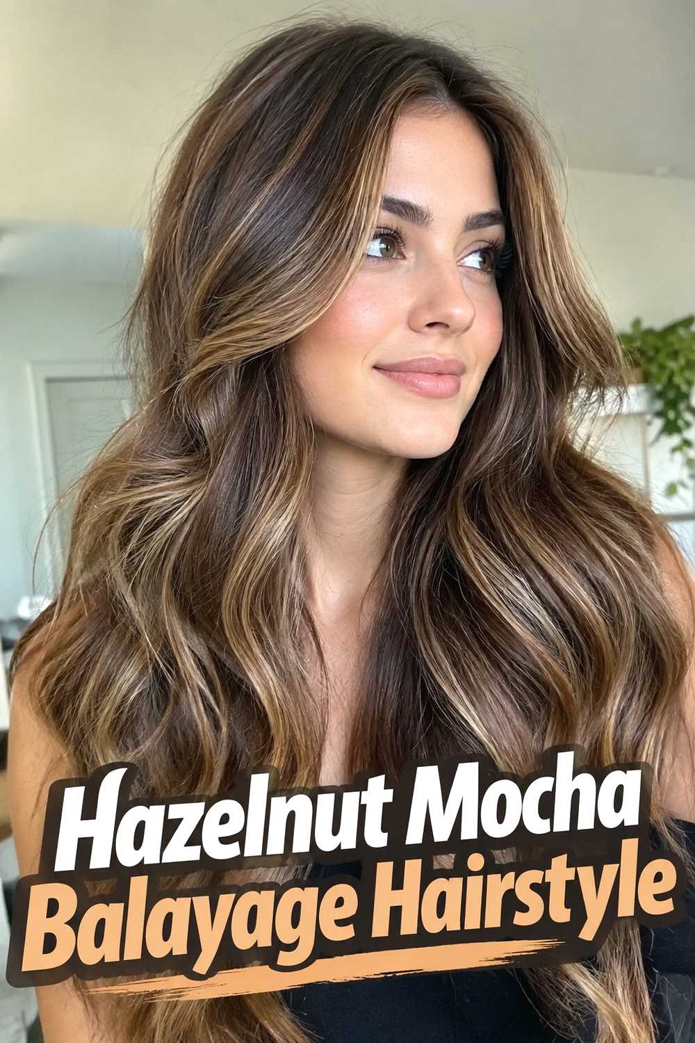 7. Hazelnut Mocha Balayage Hairstyle