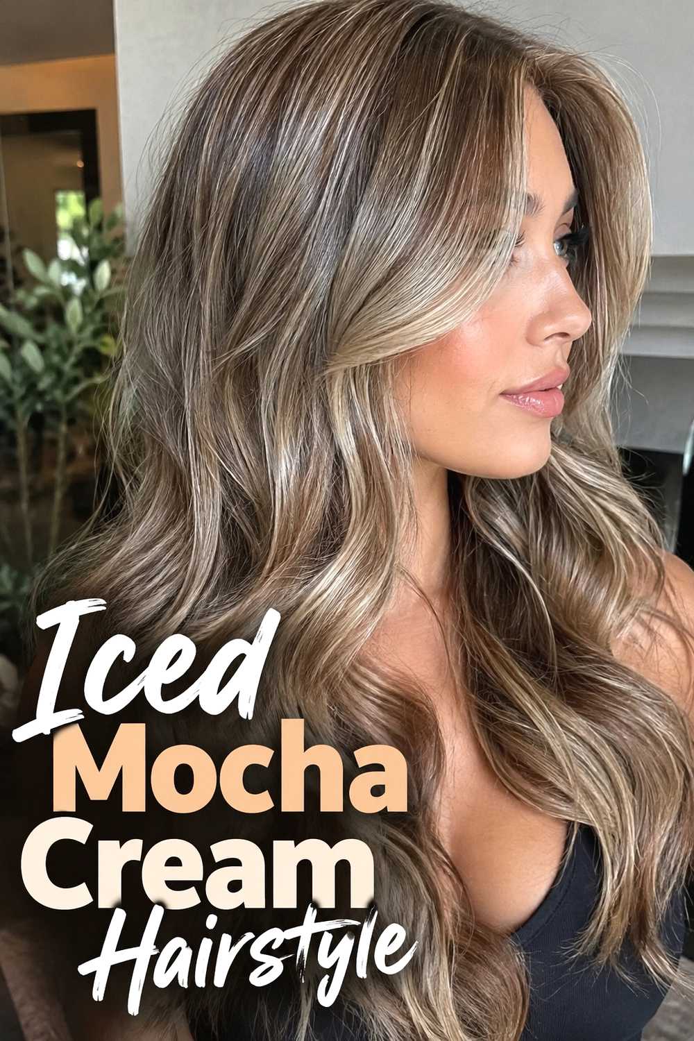 4. Iced Mocha Cream Hairstyle
