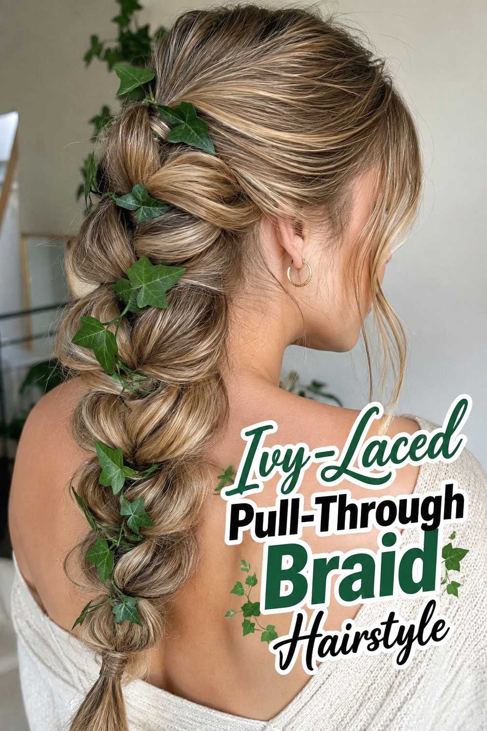 11. Ivy Laced Pull Through Braid Hairstyle
