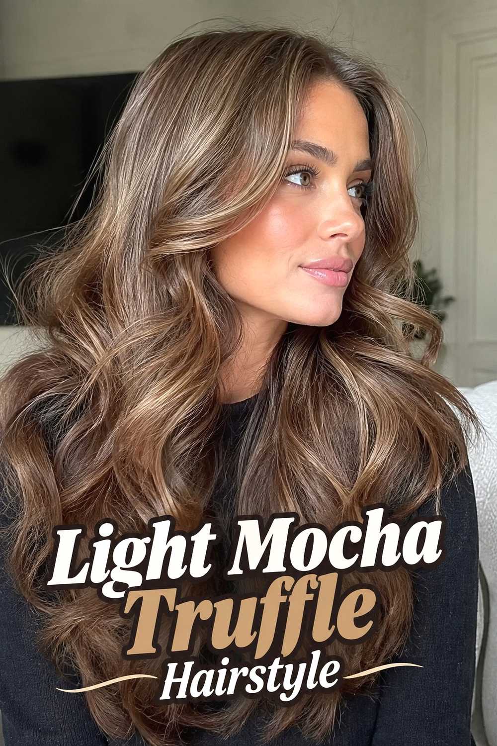 17. Light Mocha Truffle Hairstyle