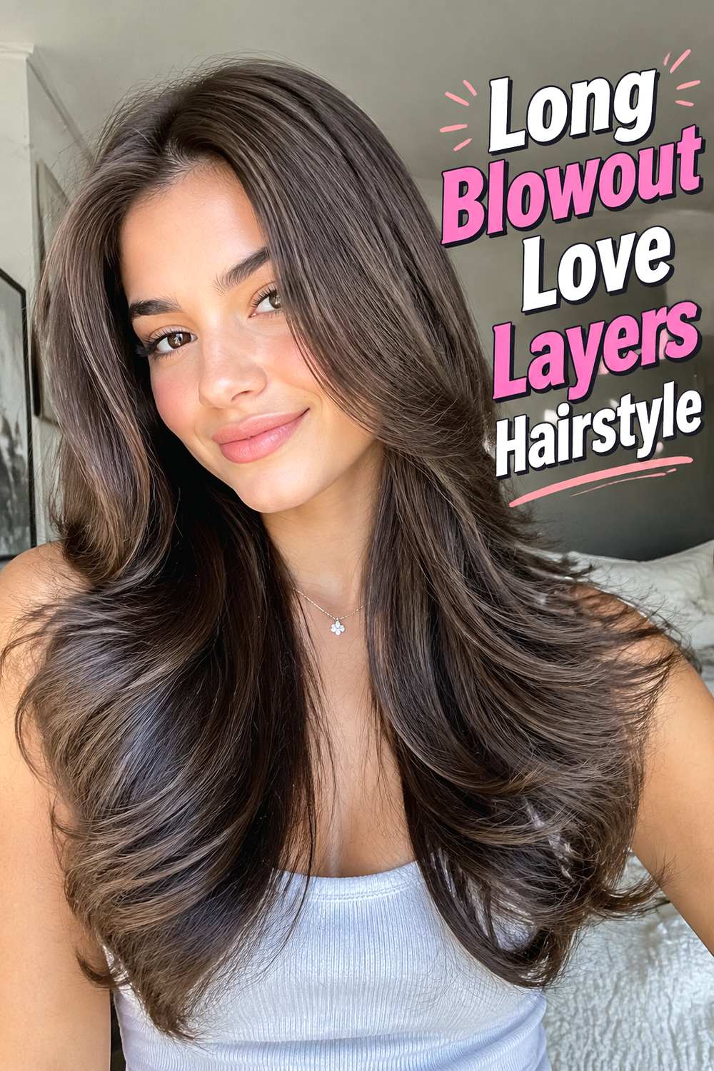 Long Blowout Love Layers Hairstyle