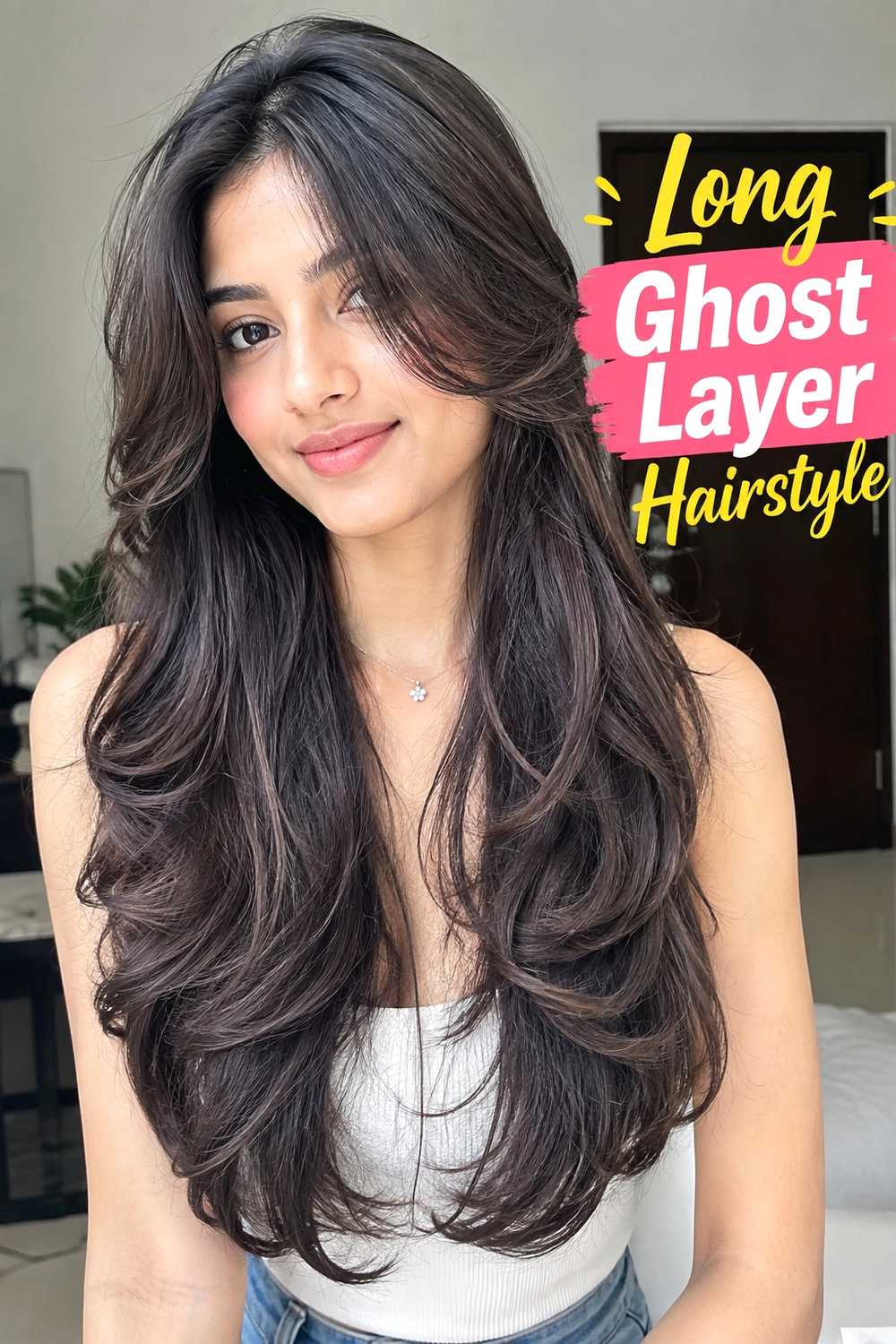 2. Long Ghost Layer Hairstyle