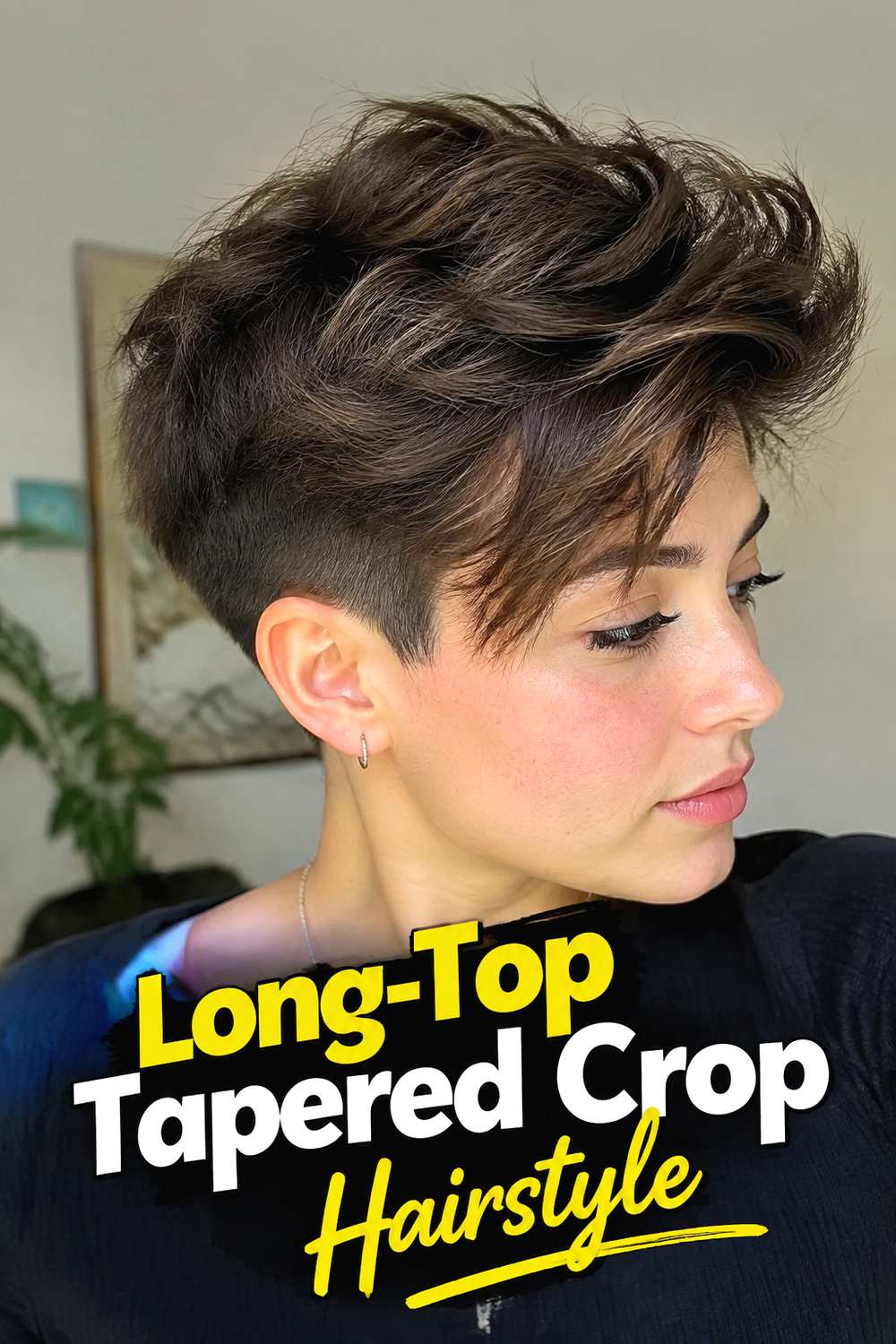 Long-Top Tapered Crop Hairstyle