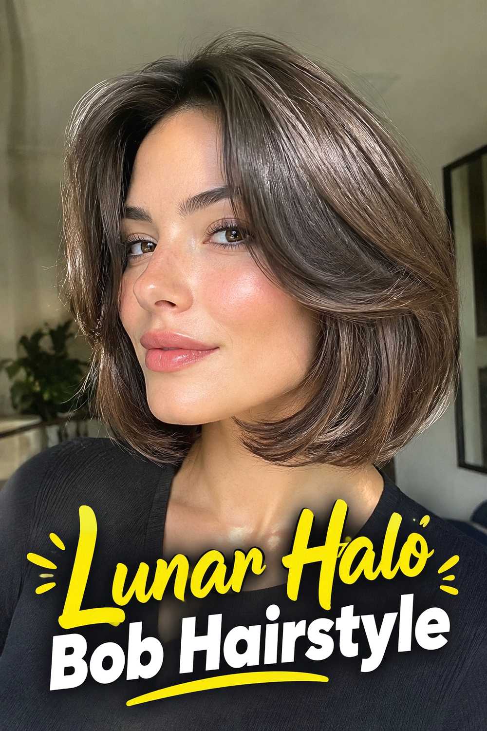 13. Lunar Halo Bob Hairstyle