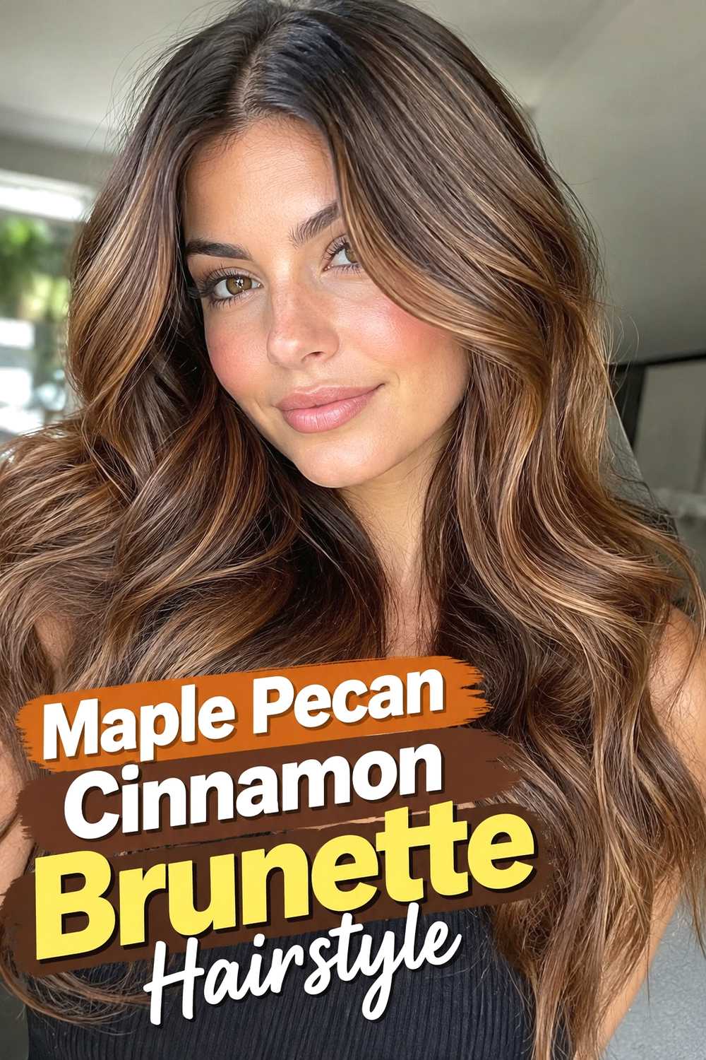 7. Maple Pecan Cinnamon Brunette Hairstyle