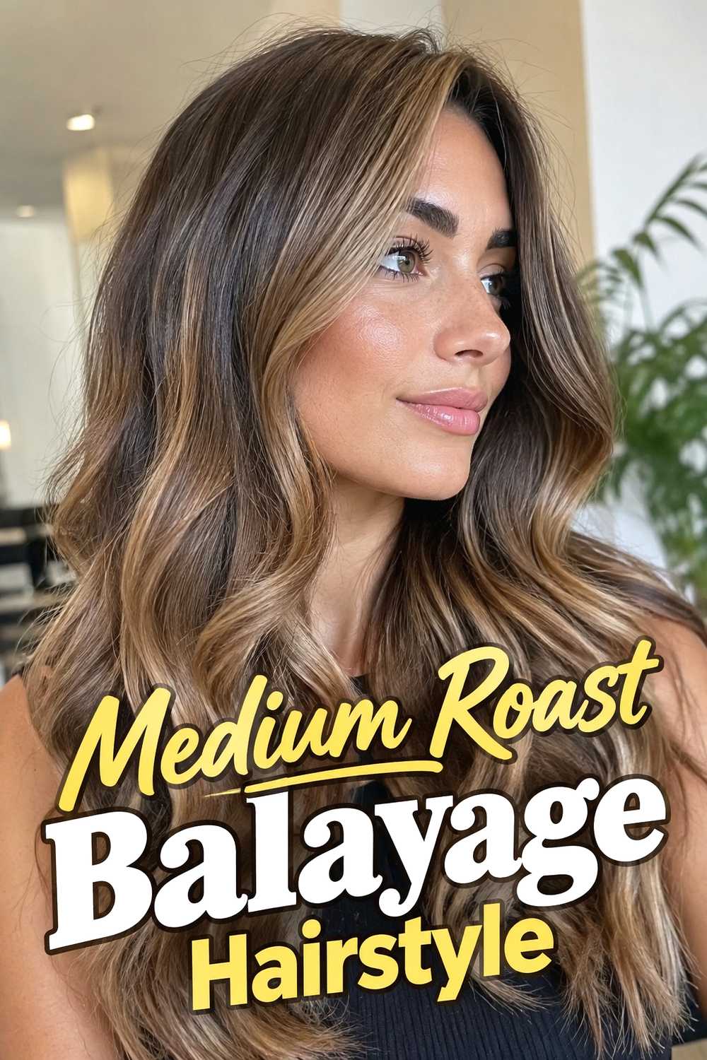 6. Medium Roast Balayage Hairstyle
