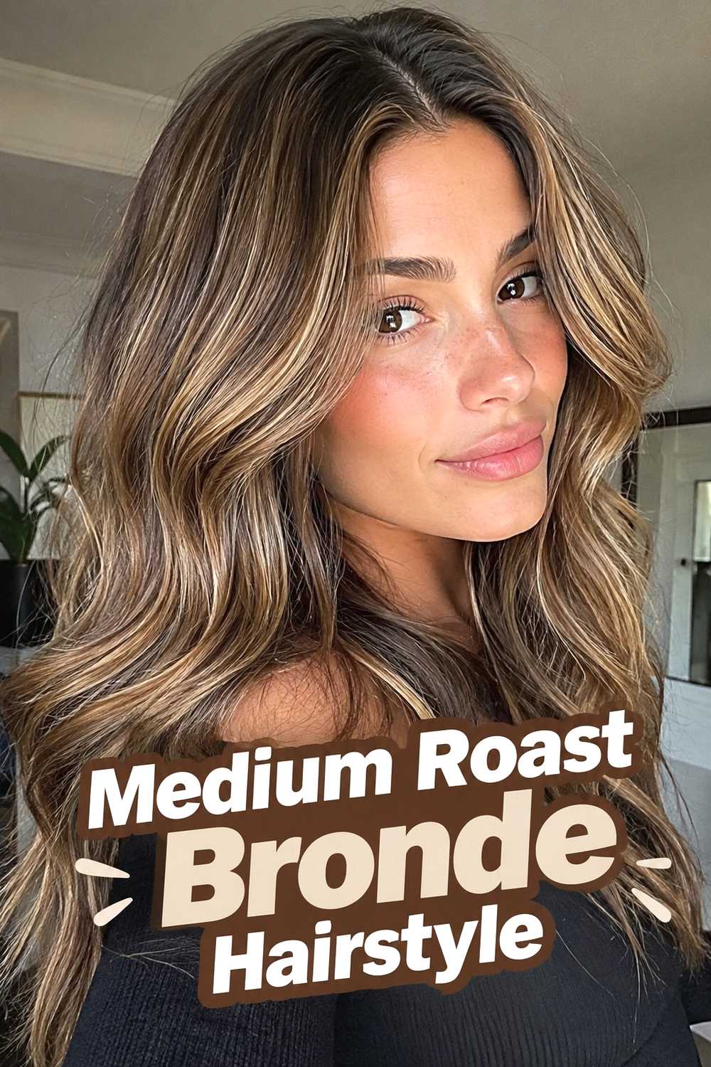 16. Medium Roast Bronde Hairstyle