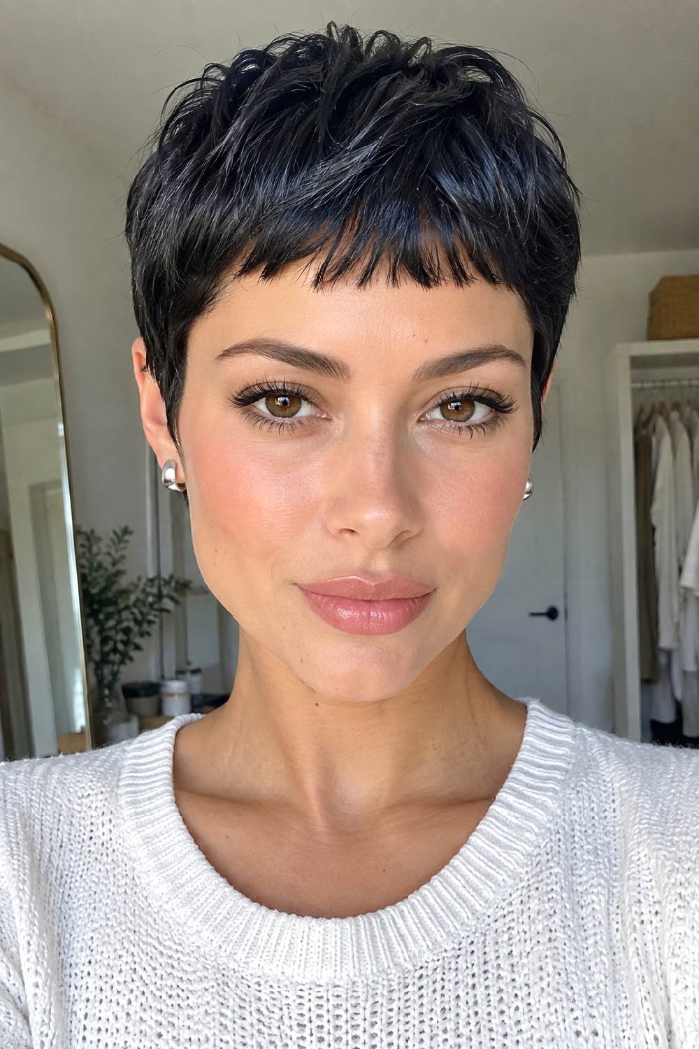 Micro-Bang Pixie Baddie Hairstyle