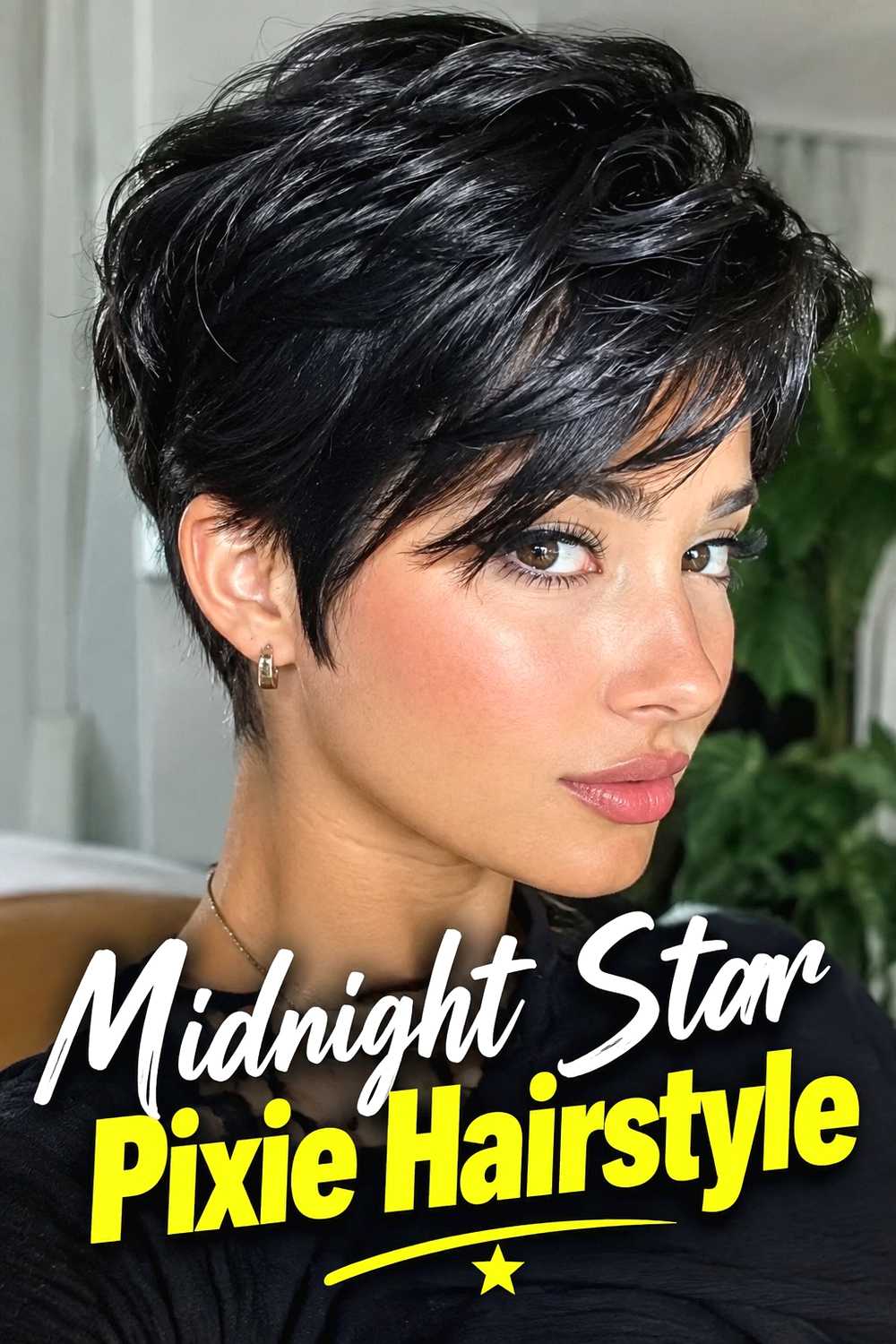 13. Midnight Star Pixie Hairstyle