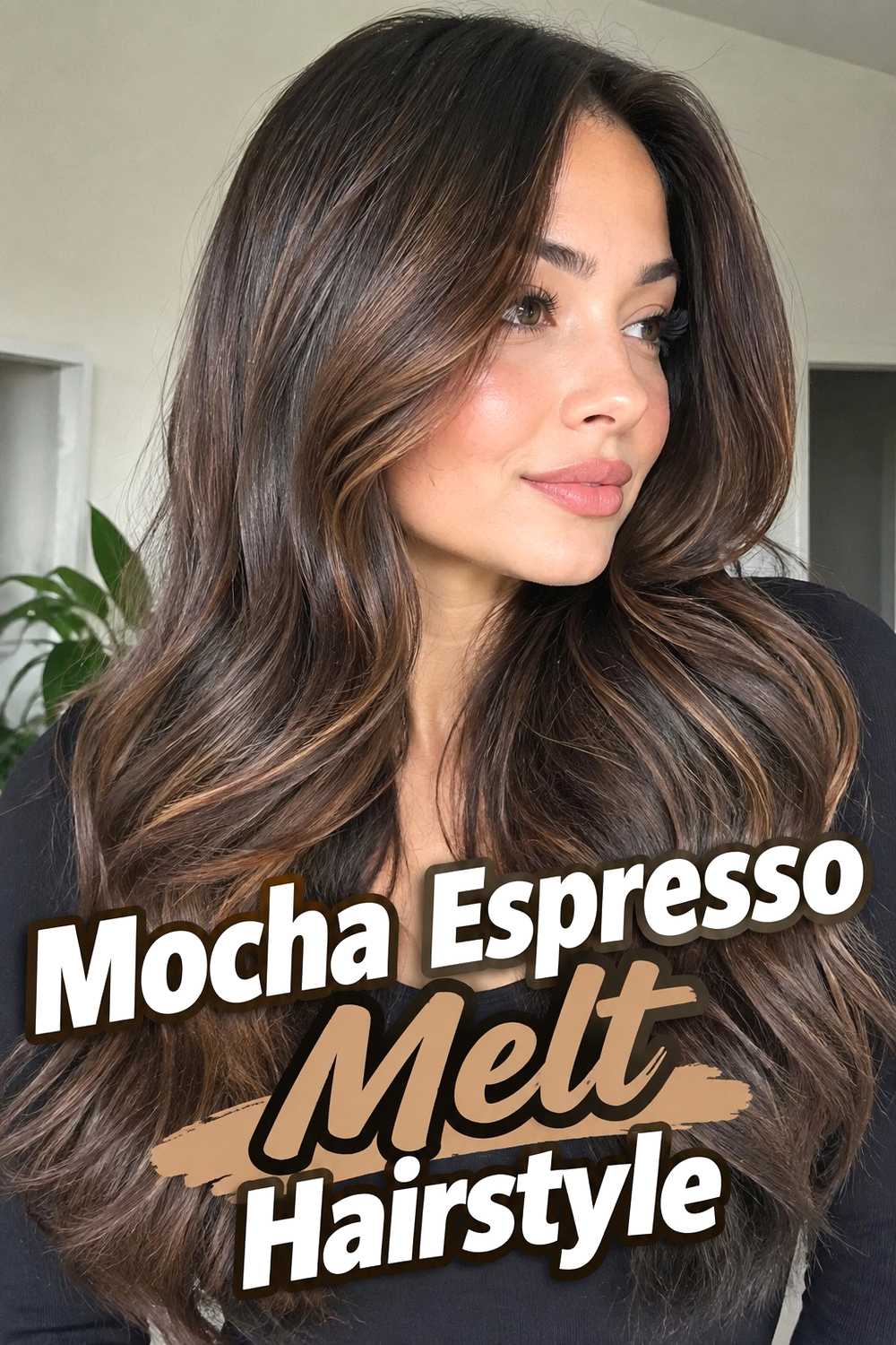 3. Mocha Espresso Melt Hairstyle