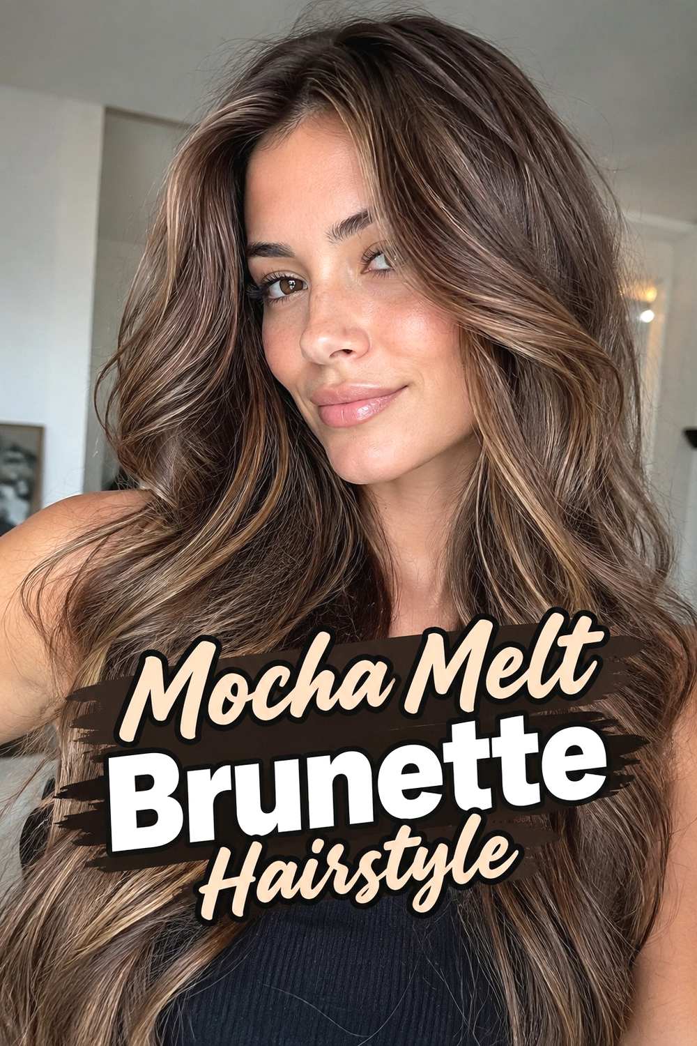 3. Mocha Melt Brunette Hairstyle