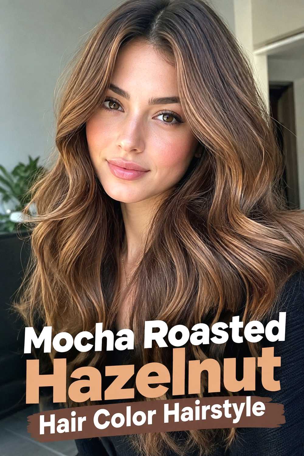 9. Mocha Roasted Hazelnut Hair Color Hairstyle