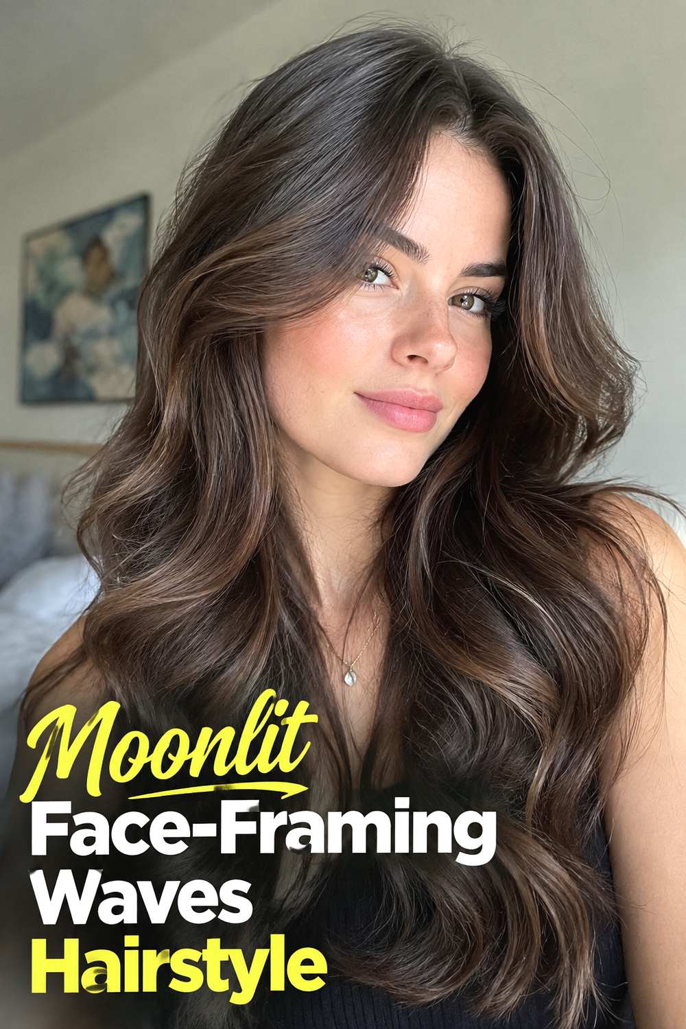 Moonlit Face-Framing Waves Hairstyle