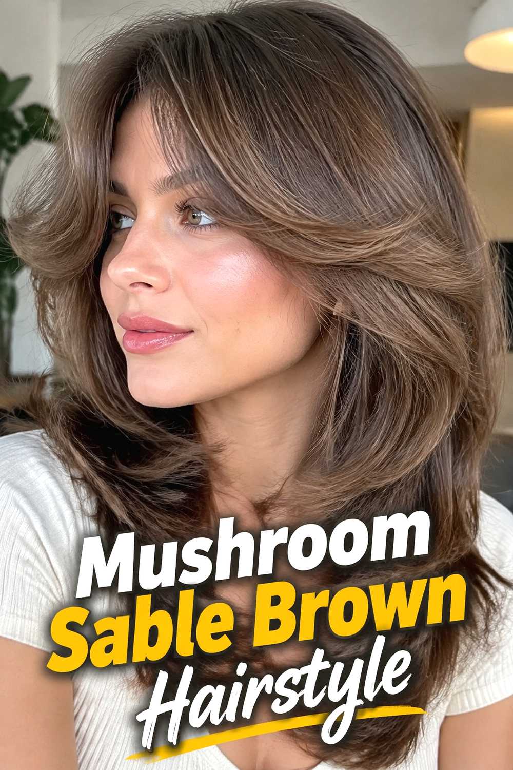 12. Mushroom Sable Brown Hairstyle
