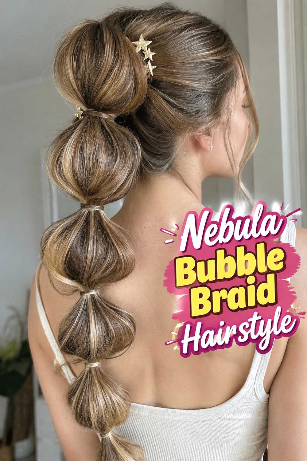 9. Nebula Bubble Braid Hairstyle