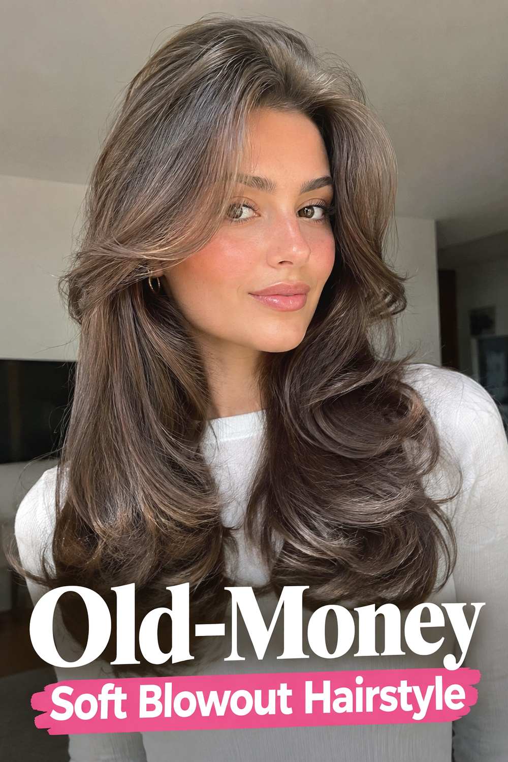 Old-Money Soft Blowout Hairstyle