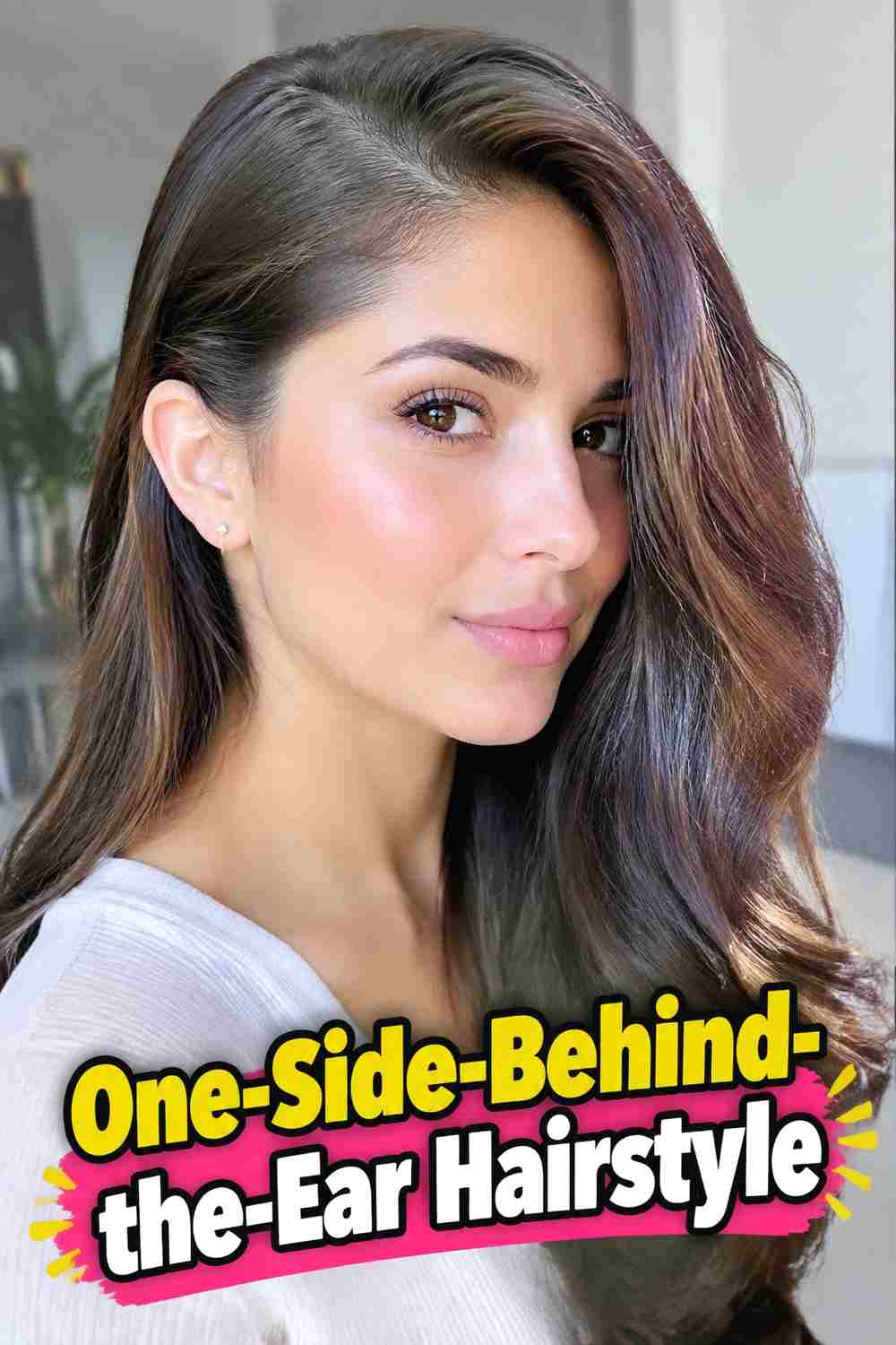 14. One Side Behind The Ear Hairstyle