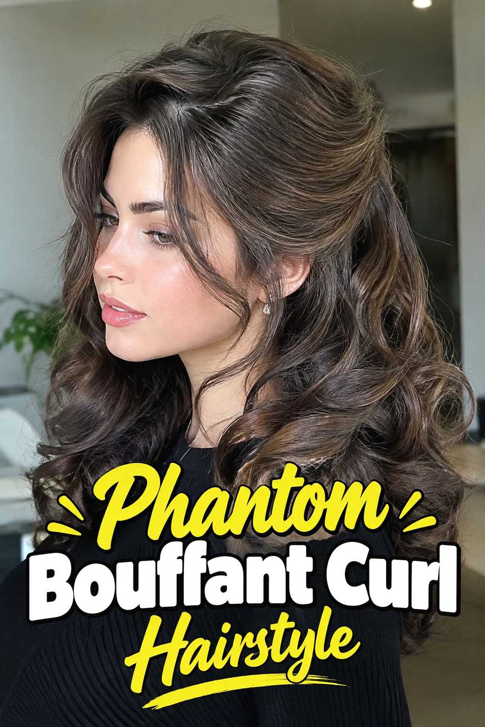 12. Phantom Bouffant Curl Hairstyle