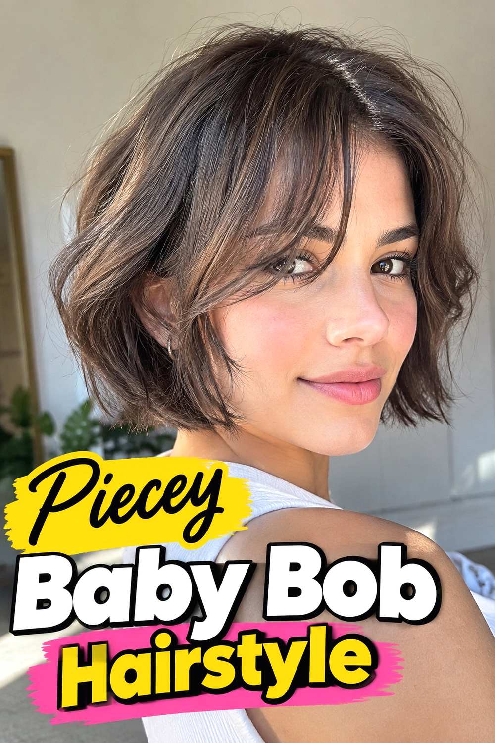 18. Piecey Baby Bob Hairstyle
