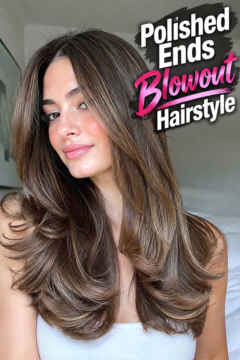 16. Polished Ends Blowout Hairstyle