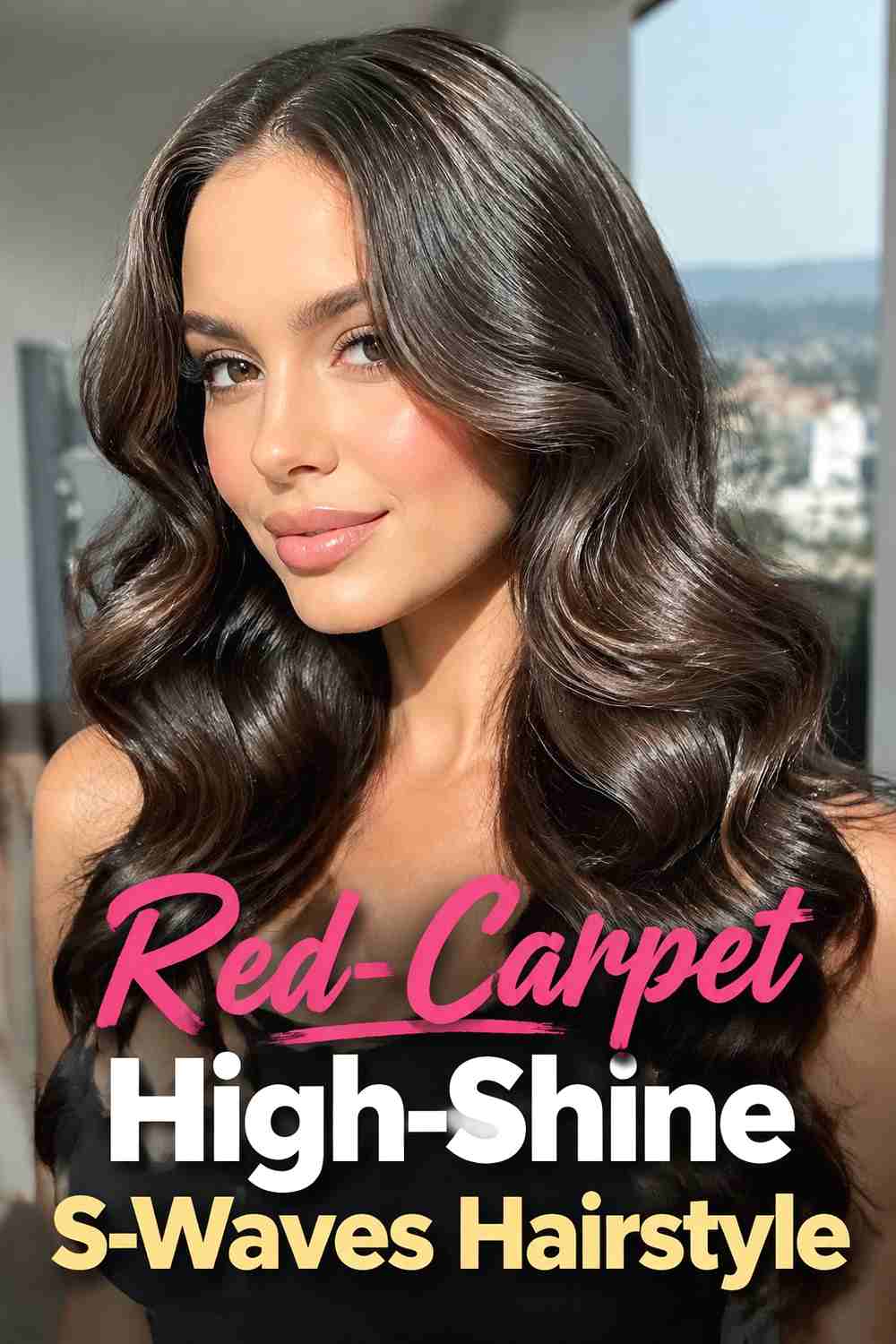 12. Red Carpet High Shine S Waves Hairstyle