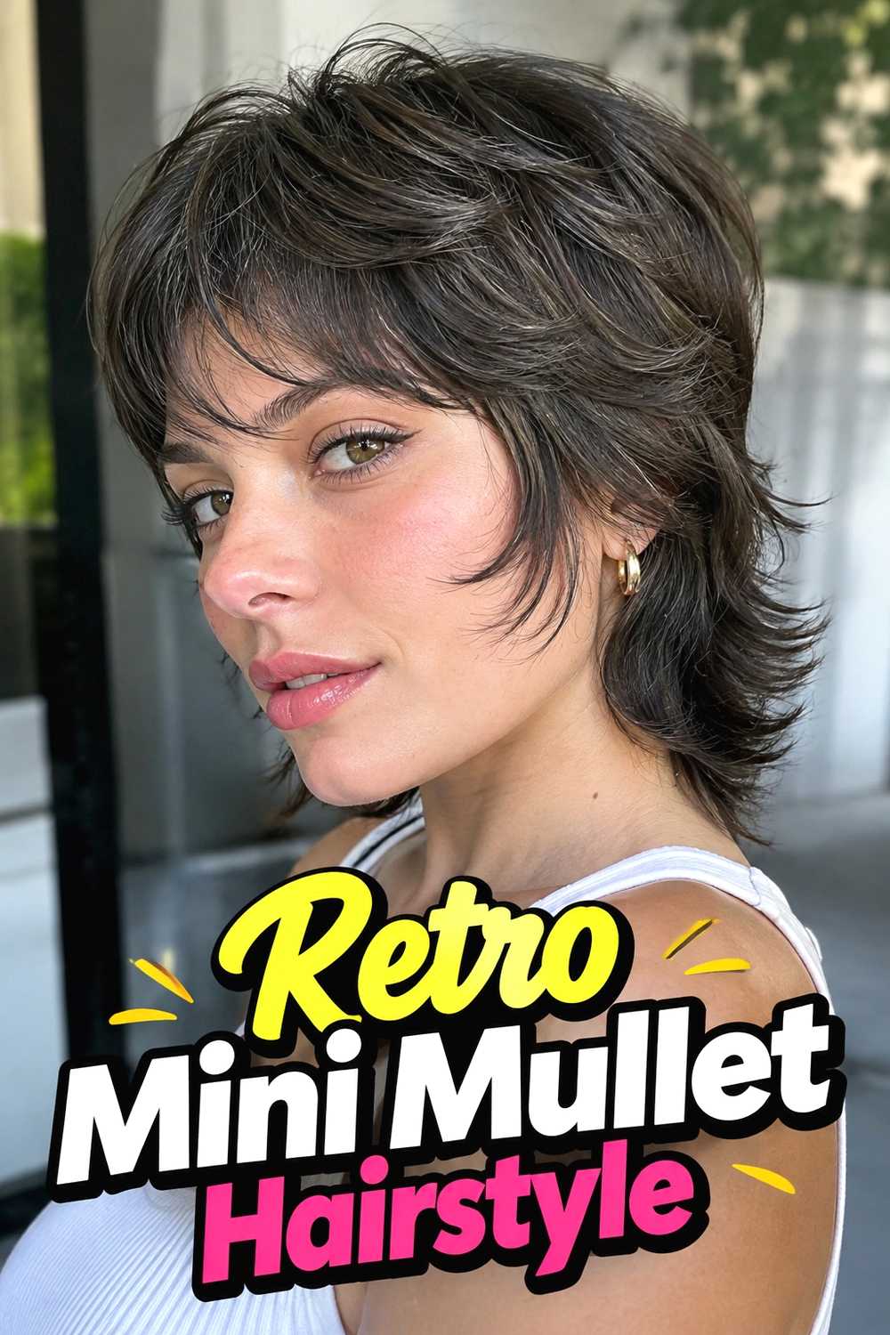 18. Retro Mini Mullet Hairstyle
