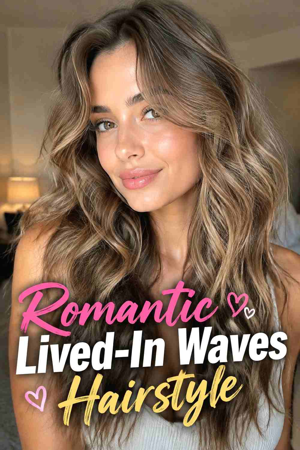 14. Romantic Lived In Waves Hairstyle