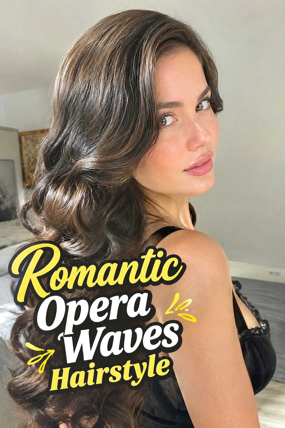 3. Romantic Opera Waves Hairstyle