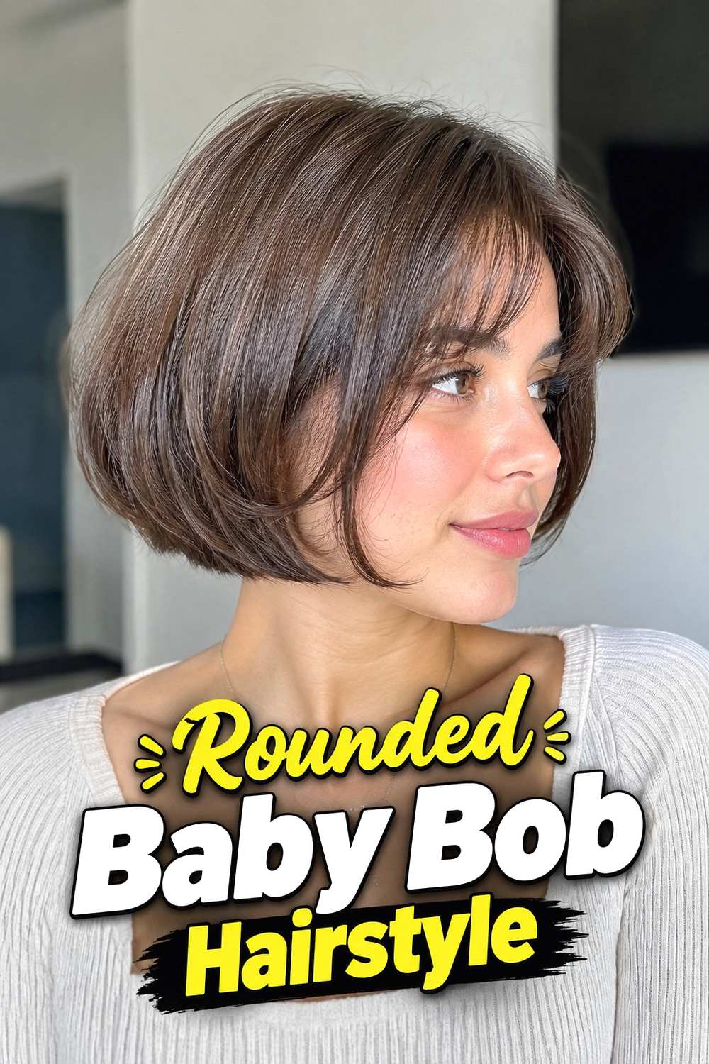 15. Rounded Baby Bob Hairstyle